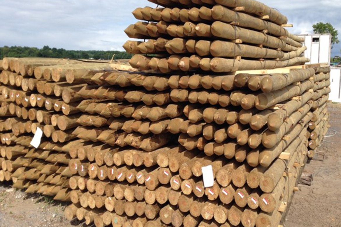 bois de construction commerciale