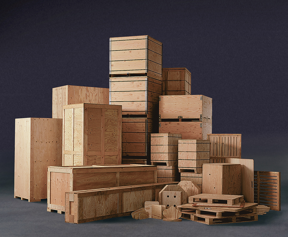 emballage industriel en bois
